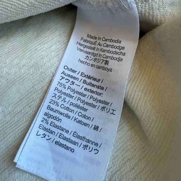 J.Crew Kids Crewcuts Quilted Mockneck Pullover Ivory Girls Small 6/7 - Picture 7 of 8